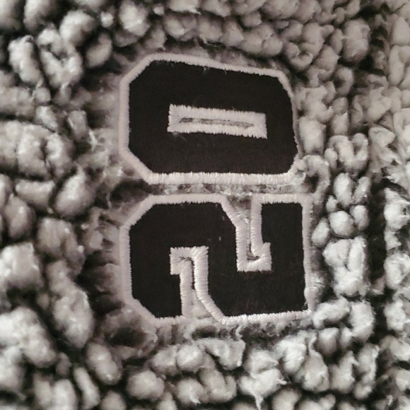 Jostens 20 1/4 quarter zip pull pullover comfy fleece fluff top - Picture 5 of 11